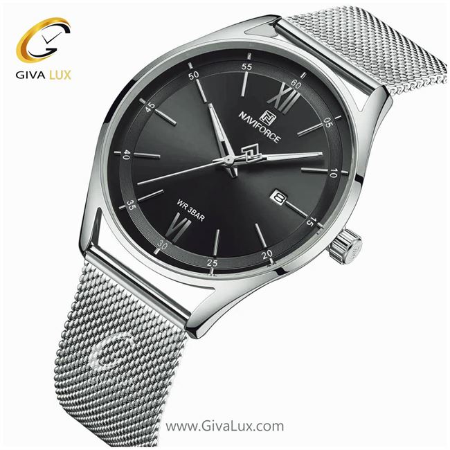 ساعت مچی مردانه بند حصیری طلایی نوی فورس مدل NF3013 384_3013 (4).jpg